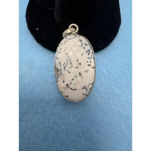 Sterling Silver Dendritic Agate Pendant